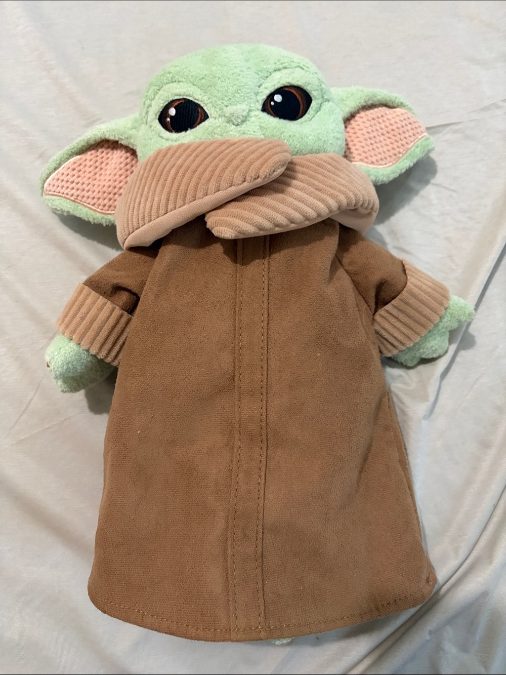 Scentsy Green and Brown Baby Yoda Accent Pillow